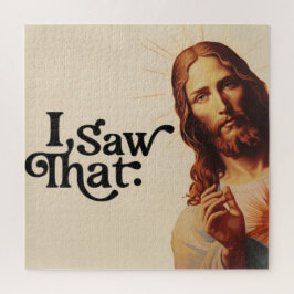 Quebra-cabeça Eu Vi Isso, Jesus Art, Eu Vi Esse Jesus