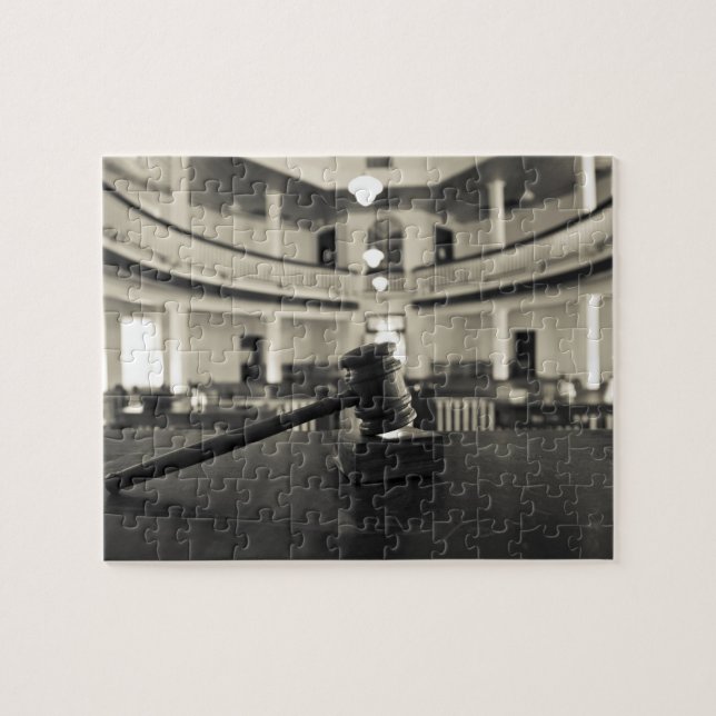 Quebra-cabeça EUA, Alabama, Monroeville. Casa dos escritores (Horizontal)