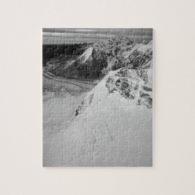 Quebra-cabeça EUA, Alaska, Denali National Park, vista aérea (Vertical)