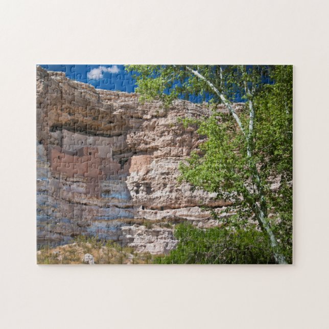 Quebra-cabeça EUA, Arizona. Montezuma Castle, As Ruínas (Horizontal)