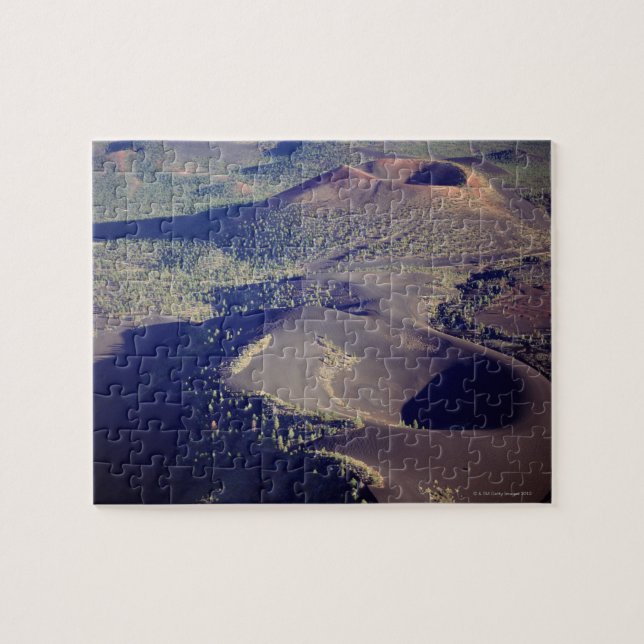 Quebra-cabeça EUA, arizona, monumento nacional da cratera do por (Horizontal)