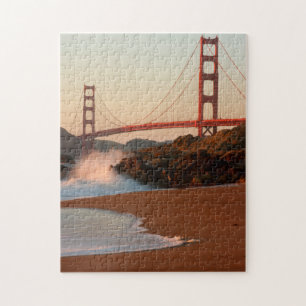 Quebra-cabeça EUA, Califórnia. Vista da Ponte Golden Gate