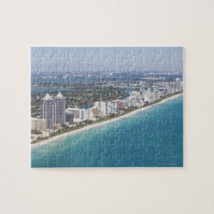 Quebra-cabeça EUA, Florida, Miami, arquitectura da cidade com