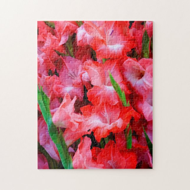 Quebra-cabeça EUA, Geórgia, Savannah, Buquê de Gladiolus (Vertical)