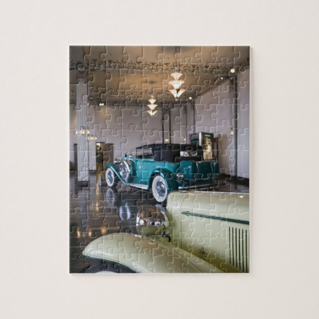 Quebra-cabeça EUA, Indiana, castanho-aloirado: (Vertical)