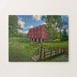 Quebra-cabeça EUA, Indiana, Cutler. Adams Mill