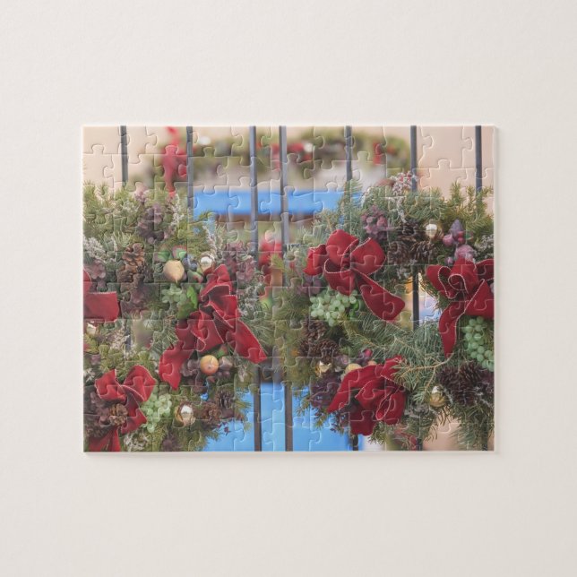 Quebra-cabeça EUA, Novo México, Papais noeis Fe: Galeria de Estr (Horizontal)