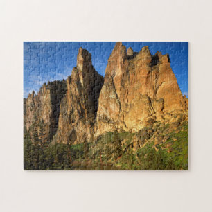 Quebra-cabeça EUA, Oregon, Granite Cliffs Em Smith Rock State