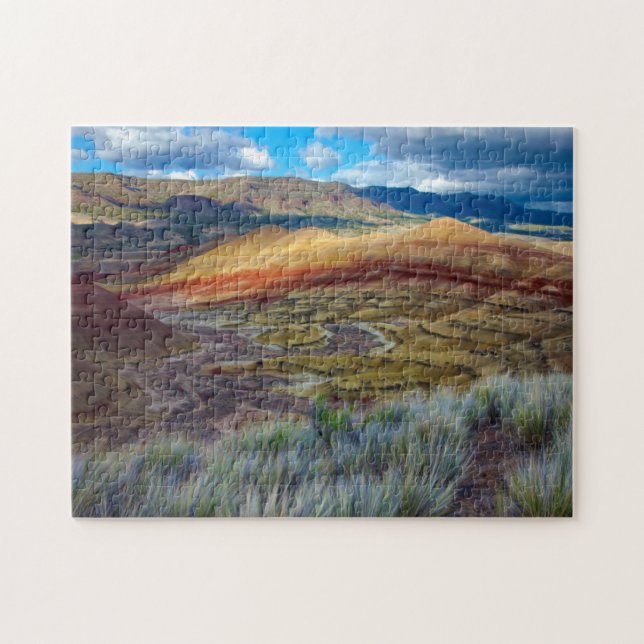 Quebra-cabeça EUA, Oregon. Paisagem dos Painted Hills (Horizontal)
