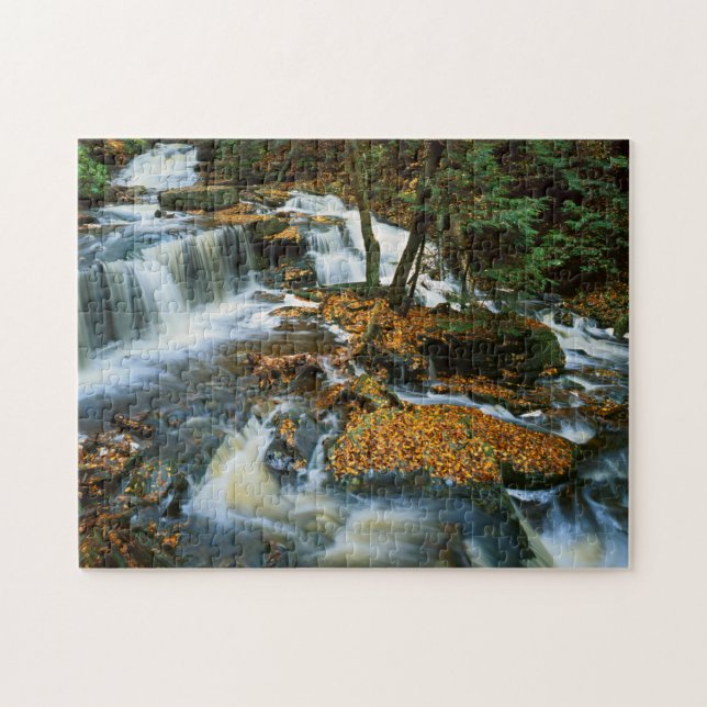 Quebra-cabeça EUA, Pensilvânia, Parque Estadual Ricketts Glen (Horizontal)