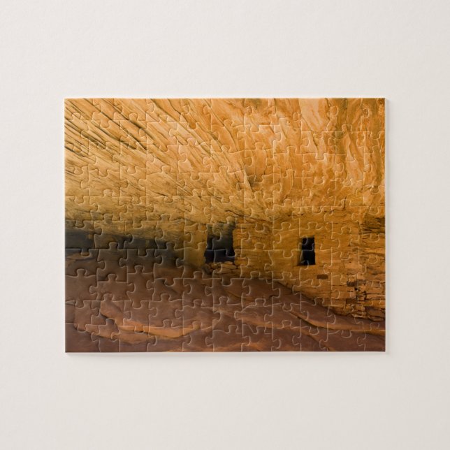 Quebra-cabeça EUA, Utah, Cedar Mesa, Mule Canyon. Arenito (Horizontal)