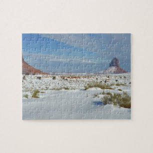 Quebra-cabeça EUA, Utah, Monument Valley. Artemísia