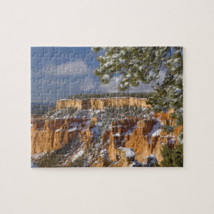 Quebra-cabeça EUA, Utah, Parque Nacional Bryce Canyon. Nascer do