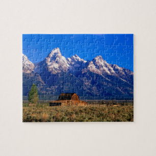 Quebra-cabeça EUA, Wyoming, Parque Nacional Grand Teton, Manhã