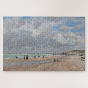 Quebra-cabeça Eugene Boudin - A Praia de Deauville