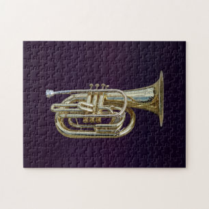 Quebra-cabeça Euphonium de latão de ouro