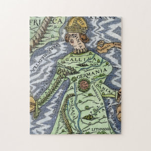 QUEBRA-CABEÇA EUROPA COMO UMA RAINHA, 1588