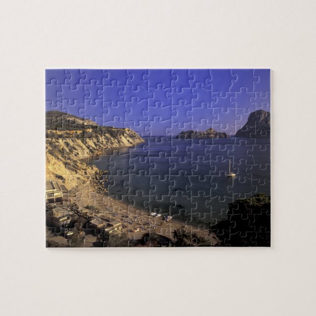 Quebra-cabeça Europa, Espanha, Baleares, Ibiza, Cala d'Hort (Horizontal)