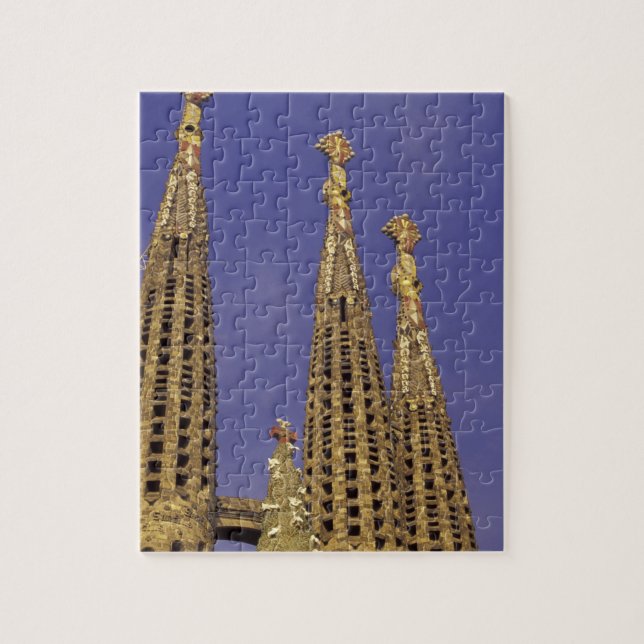 Quebra-cabeça Europa, Espanha, Barcelona Sagrada Família (Vertical)