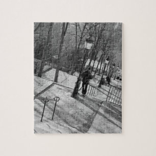 Quebra-cabeça Europa, França, Paris, Montmartre: Manhã em