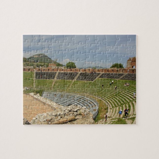 Quebra-cabeça Europa, Itália, Sicília, Taormina. Século 3 2 (Horizontal)
