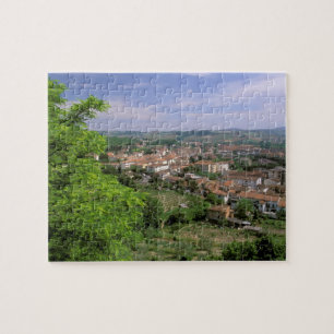 Quebra-cabeça Europa, Itália, Toscana, Certaldo. Colina medieval