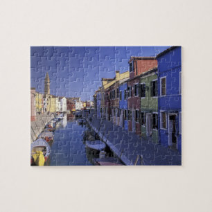 Quebra-cabeça Europa, Itália, Veneza, Ilha Murano, Colorido
