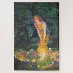 Quebra-cabeça Eva MidSummer (1908) por Edward Robert Hughes