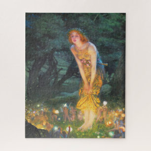 Quebra-cabeça Eva MidSummer (1908) por Edward Robert Hughes