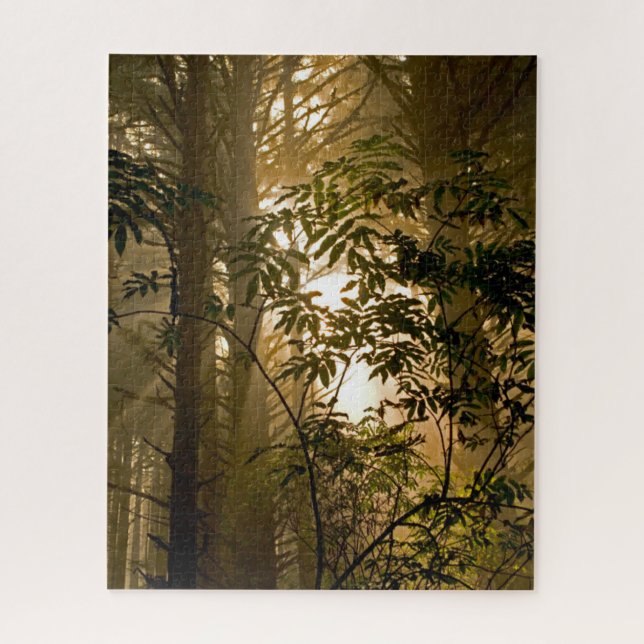 Quebra-cabeça Evergreen Forest | Oregon Coast (Vertical)