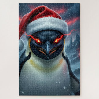 Quebra-cabeça Evil Christmas Penguin