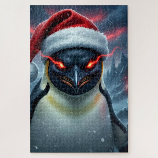 Quebra-cabeça Evil Christmas Penguin (Vertical)
