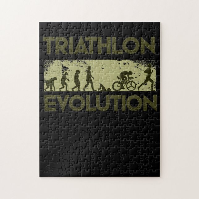 Quebra-cabeça Evolução do Triathlon (Vertical)
