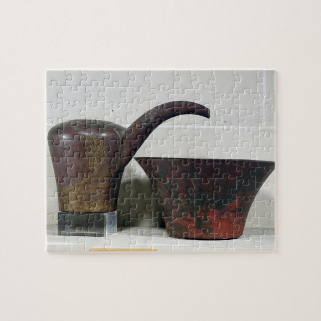 Quebra-cabeça Ewer e bacia (cobre) (Horizontal)