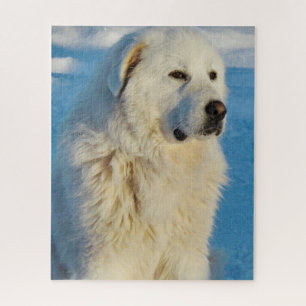 Quebra-cabeça Excelente Branco Pirenéus, Pecuária, Cão Guardi