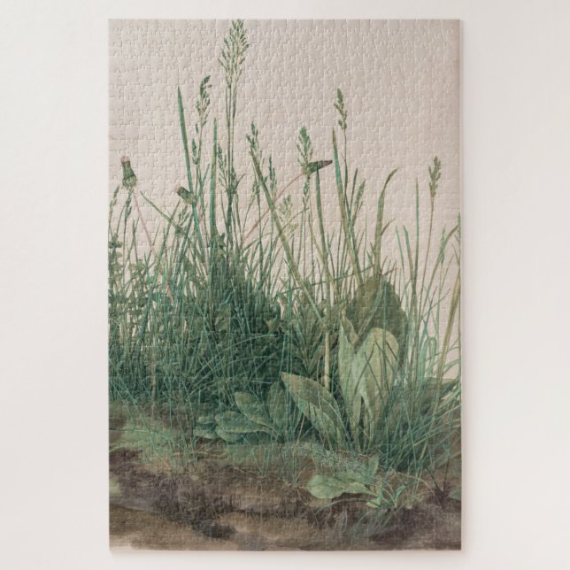 Quebra-cabeça Excelente Peça de Turf (por Albrecht Dürer) (Vertical)