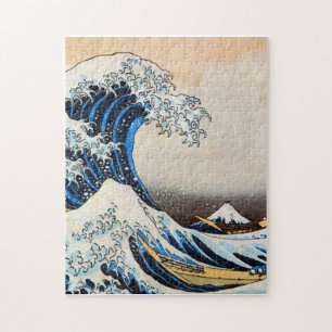 Quebra-cabeça Excelente Wave, Hokusai, Ukiyo-e