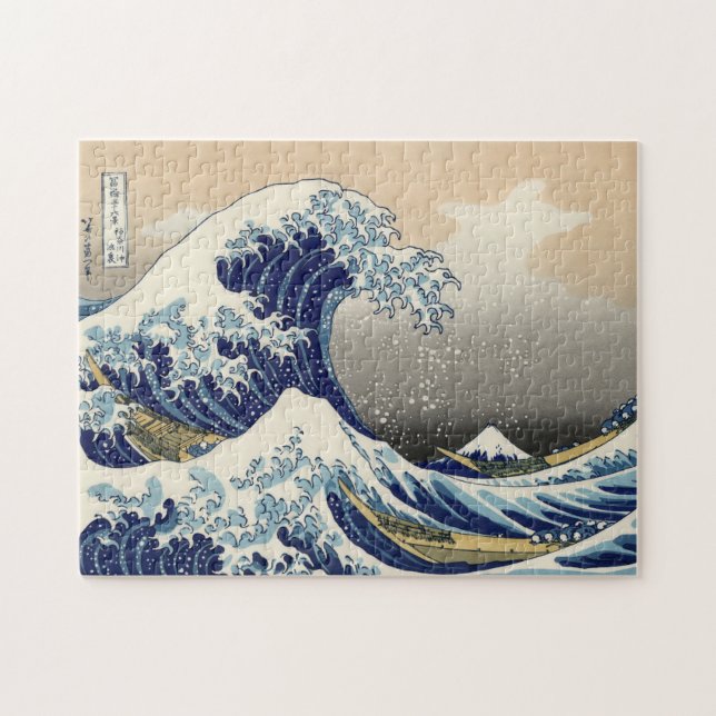 Quebra-cabeça Excelente Wave Off kanagawa Japonês (Horizontal)