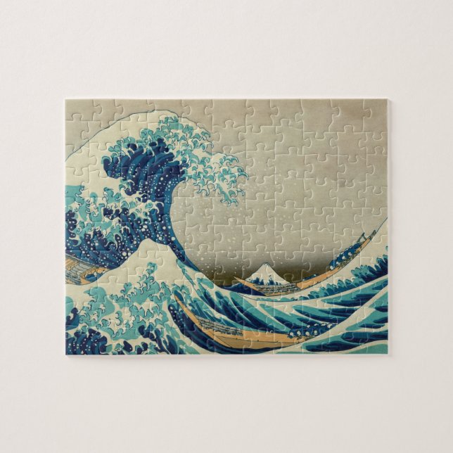 Quebra-cabeça Excelente Wave off Kanagawa & Japonês Art /Japão (Horizontal)