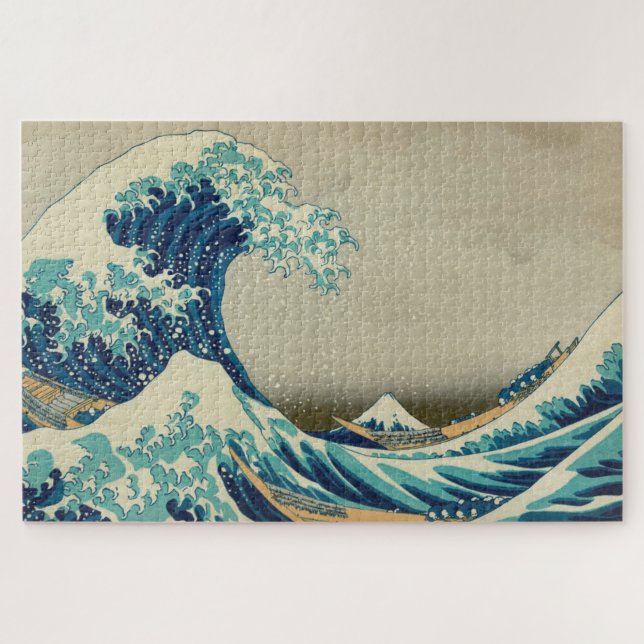 Quebra-cabeça Excelente Wave off Kanagawa & Japonês Art /Japão (Horizontal)