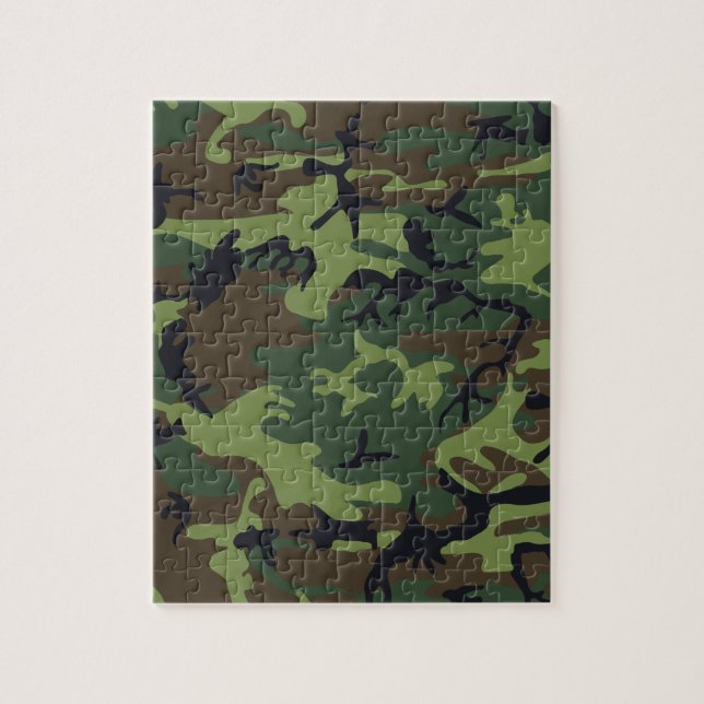 Quebra-cabeça Exército Camo (Vertical)