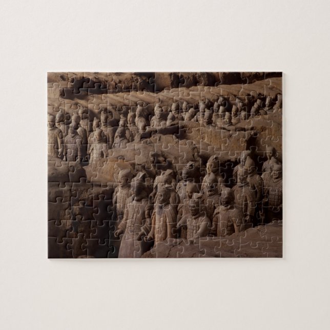 Quebra-cabeça Exército dos guerreiros da terra cotta no Imperado (Horizontal)