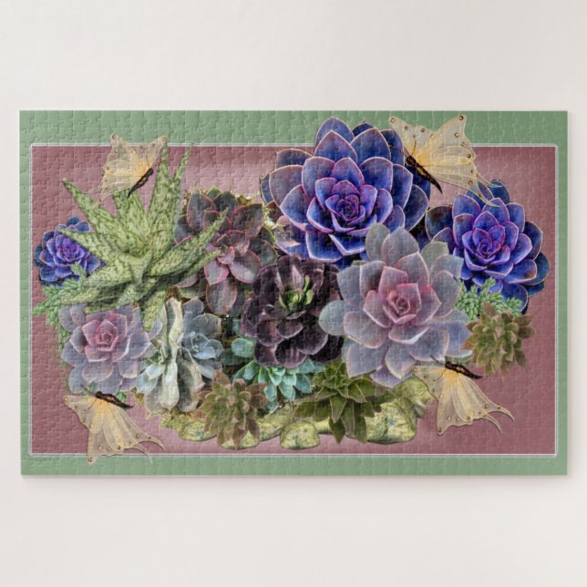 Quebra-cabeça Exibição Bem-Suculta (Horizontal)