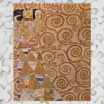 Quebra-cabeça Expectativa de Klimt Vintage Victorian Art Nouveau<br><div class="desc">A expectativa (The Dancer) (1905) de Gustav Klimt é um retrato de arte vitoriano do simbolismo da era vitoriana, com uma jovem egípcia. Inspirada pela arte egípcia, tanto em termos do perfil da mulher como da posição de seus braços e mãos. Sobre o artista: Gustav Klimt (1862-1918) era um pintor...</div>