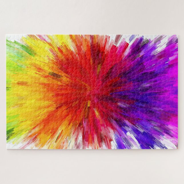 Quebra-cabeça Explosão de cor (Horizontal)