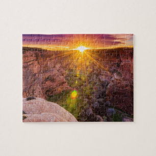 Quebra-cabeça Explosão de sol no Canyon de Chelly, AZ