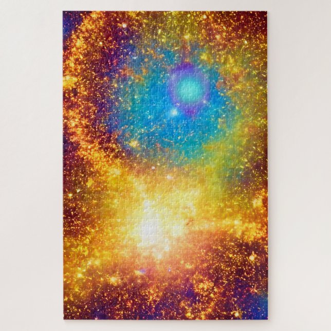 Quebra-cabeça Explosão em estrela de Ouro Fantasy (Vertical)