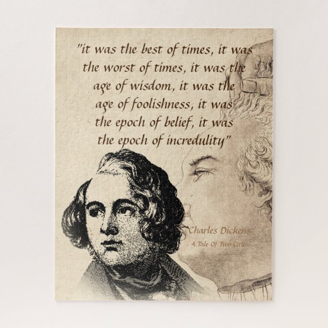 Quebra-cabeça Extrato De Uma Tale De Duas Cidades (Vertical)