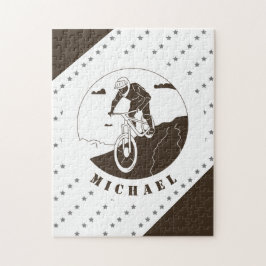 Quebra-cabeça Extreme Mountain Biking Cycling Star Nome do Cicli