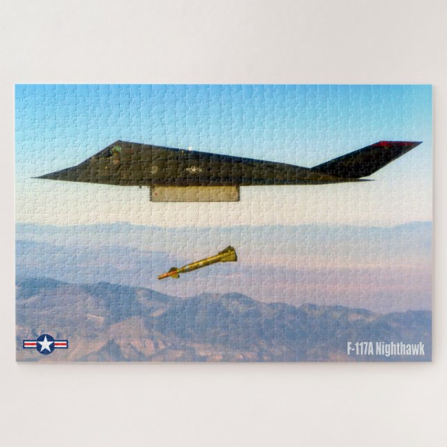Quebra-cabeça F-117 NIGHTHAWK (20x30 POLEGADAS) (Horizontal)